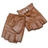 Herren Genuine Leder Halbfinger Motorradhandschuhe Fahren Anti-Rutsch Winddicht Kurzer Stil