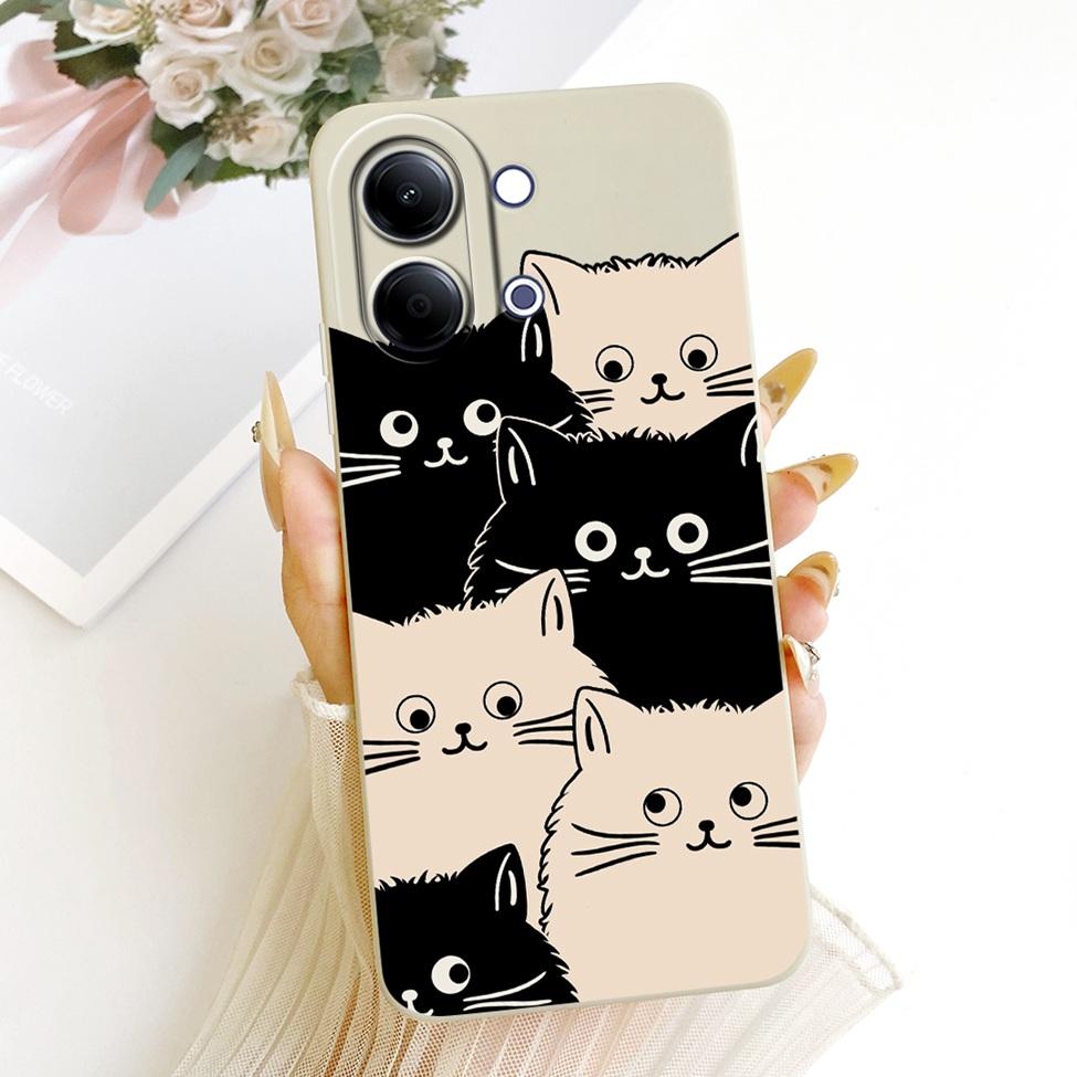 For Vivo Y05 Case Cover Luxury Fashion Cute Cartoon Funny Painted Silicone Funda For VivoY05 Casing