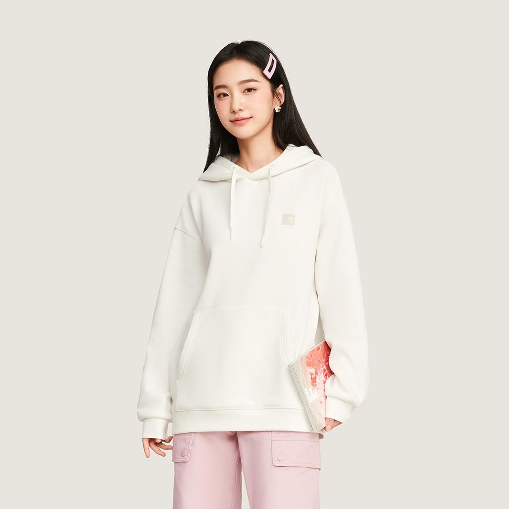 Li Ning Sports Lifestyle Serie Lässiger Einfacher Unifarben Lockerer Hoodie Unisex Hoodies AWDVE01-2