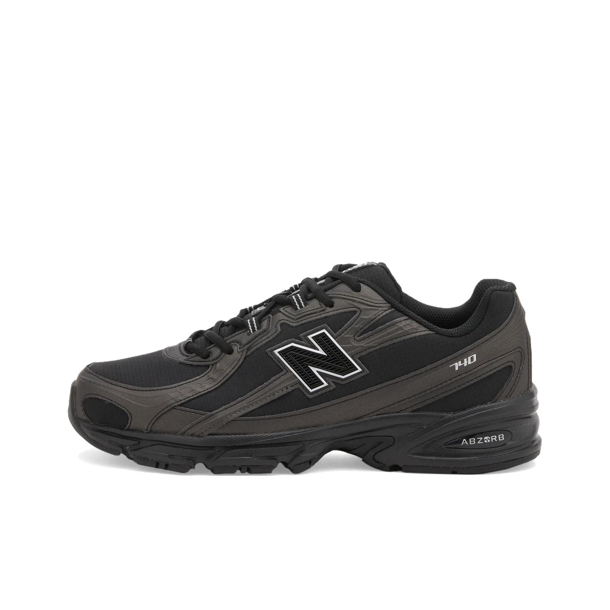 New Balance 740 Black/Silver Metallic Unisex Lifestyle Sneakers U740BS2 40.5