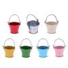 1 12 Scale Dollhouse Miniature Alloy Bucket Kitchen Garden Furniture Accessory for Kids Dolls House Display