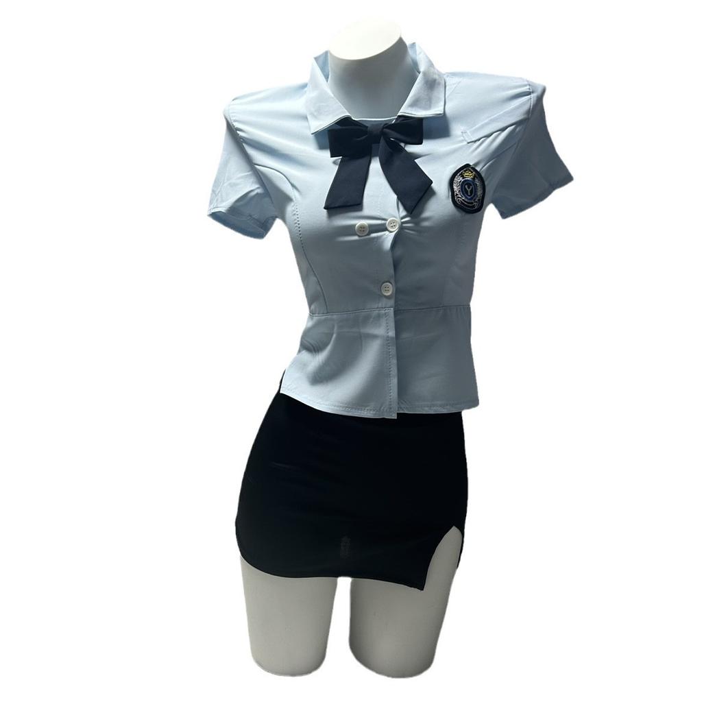 Sweet JK Senior College Wind Policewoman Stewardess Secretary Student