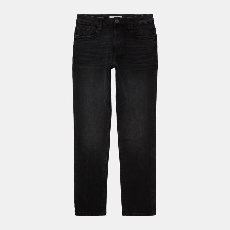 Slim Fit Jeans Used Black Denim Josh Homme TOM TAILOR