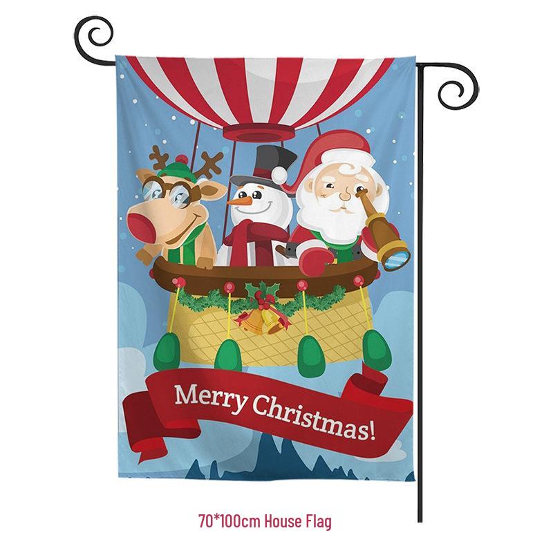Christmas Garden Flag Banner: New Festive Hanging Design