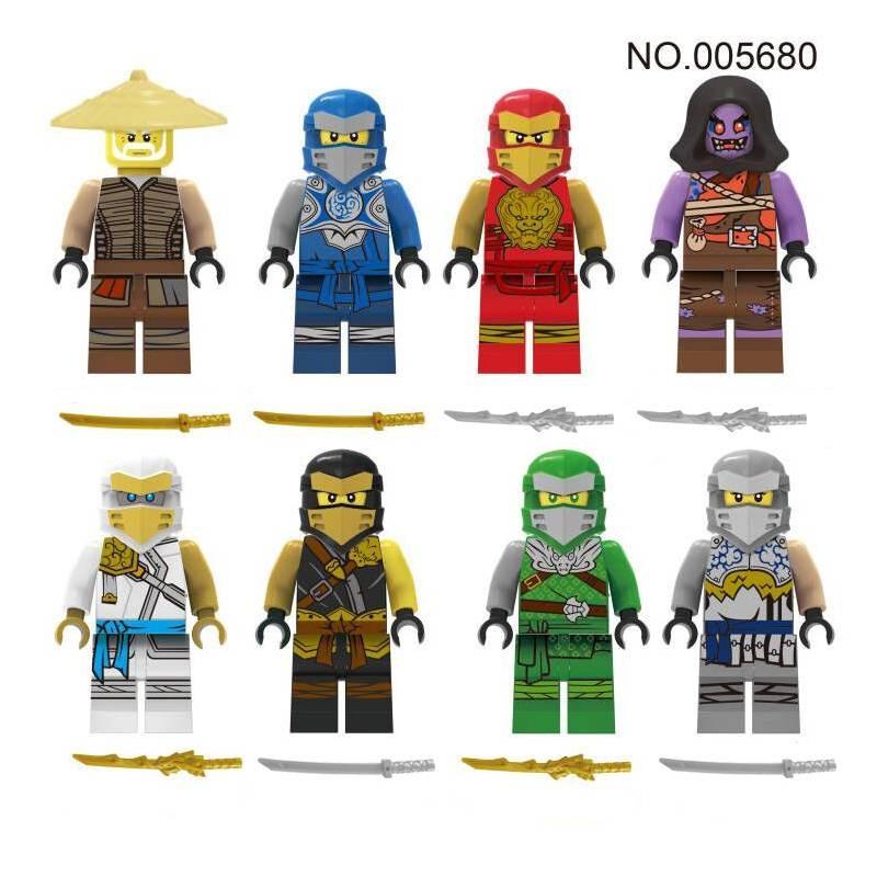 Building Ninja Block Toys With Small Particles Suitable For Daily Play Children