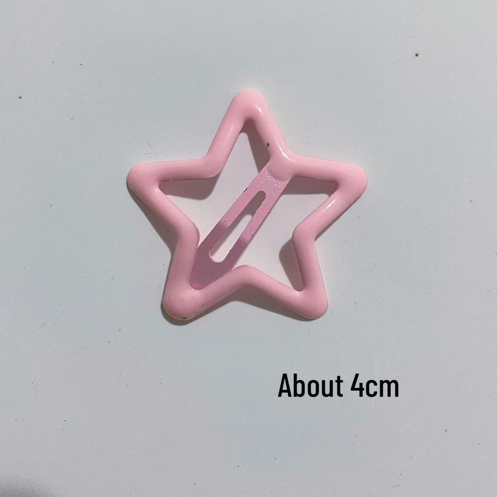 4cm Dopamine Star Hair Clip: Trendy Hairpin for Women & Babies 2025