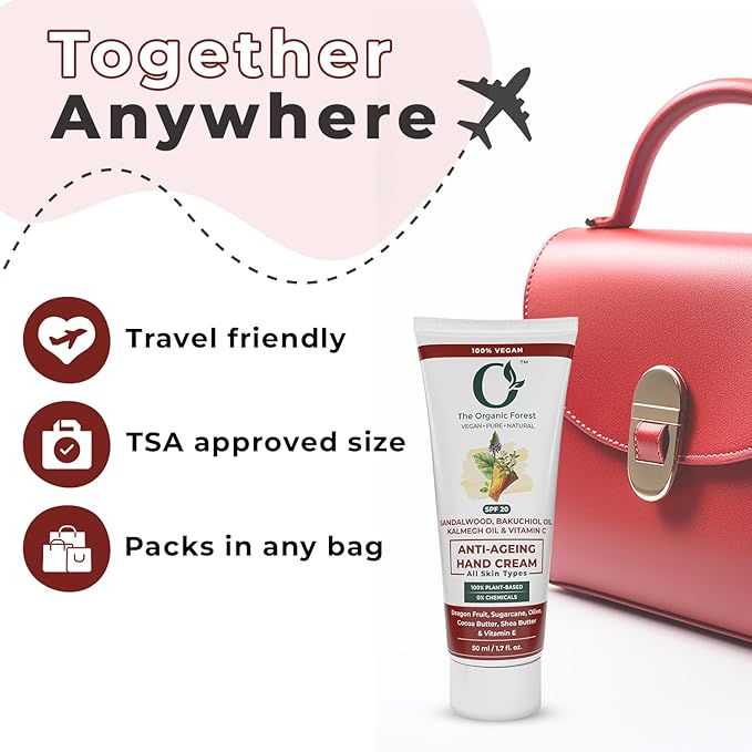 Pflanzenbasierte Anti-Aging-Handcreme mit SPF-Schutz |