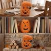 Spooky Pumpkin Ornament with Cutout Face | Speckled Orange Finish, JackO'Lantern Ornaments, for