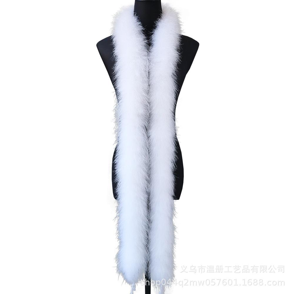 New Turkey Fur 50G Full Fleece Strips Fleece Thickened Scarf Stage Performance Materials Fleece Strips Accessories