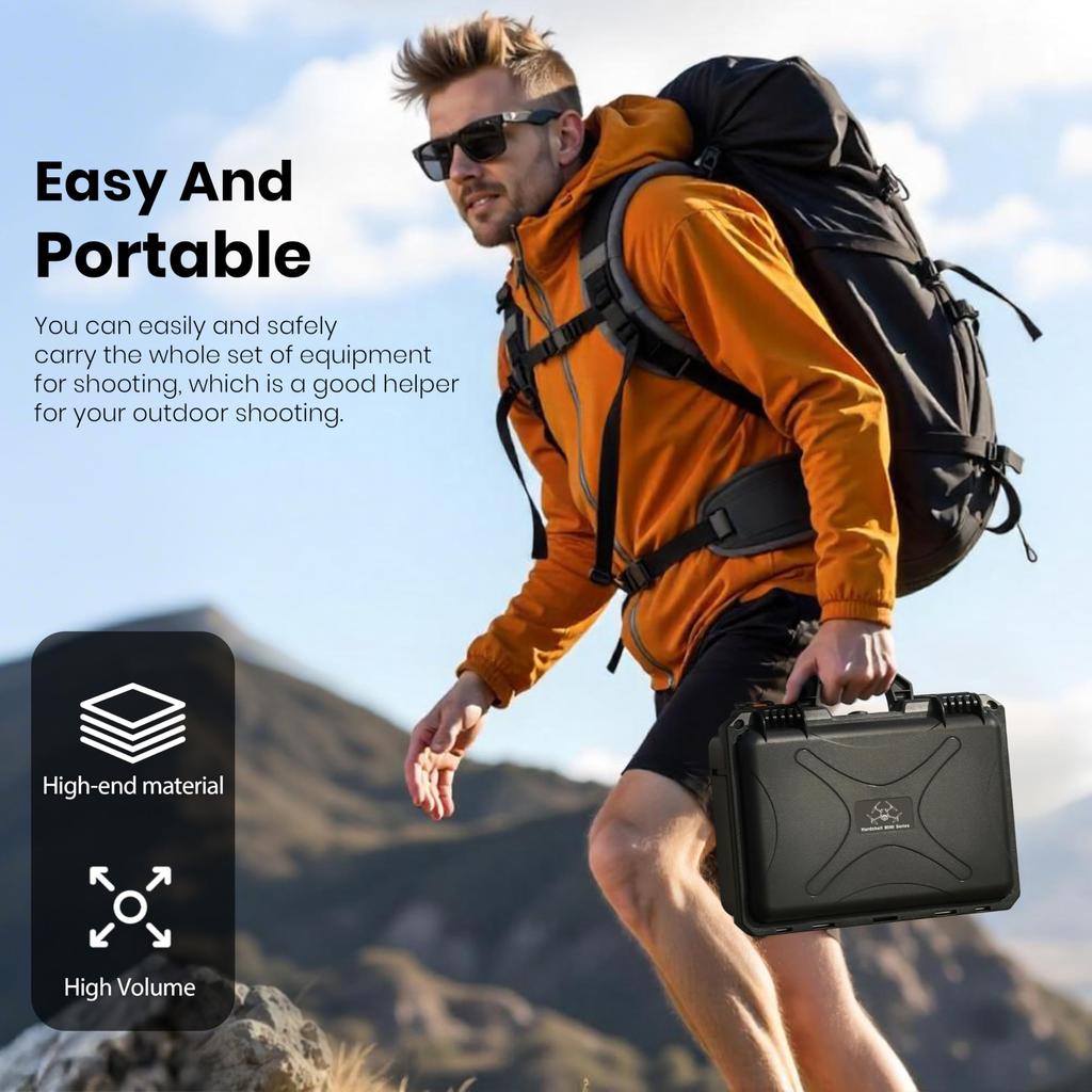 STARTRC Mini 5 Pro Hard Waterproof Hard Carrying Case for Mini 5 4 3 Accessories Case, Pro/Mini Pro/Mini (RC2/RC-N3)