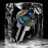 66W Car Super Fast Charger with 4 USB Ports LED Display Real-time Battery Monitoring PD QC3.0 2.4A Car Charger for Phone Tablet