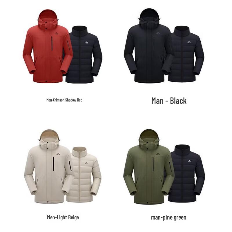 Pelliot Mountain Classic 2.0 3-in-1 Down Jacket