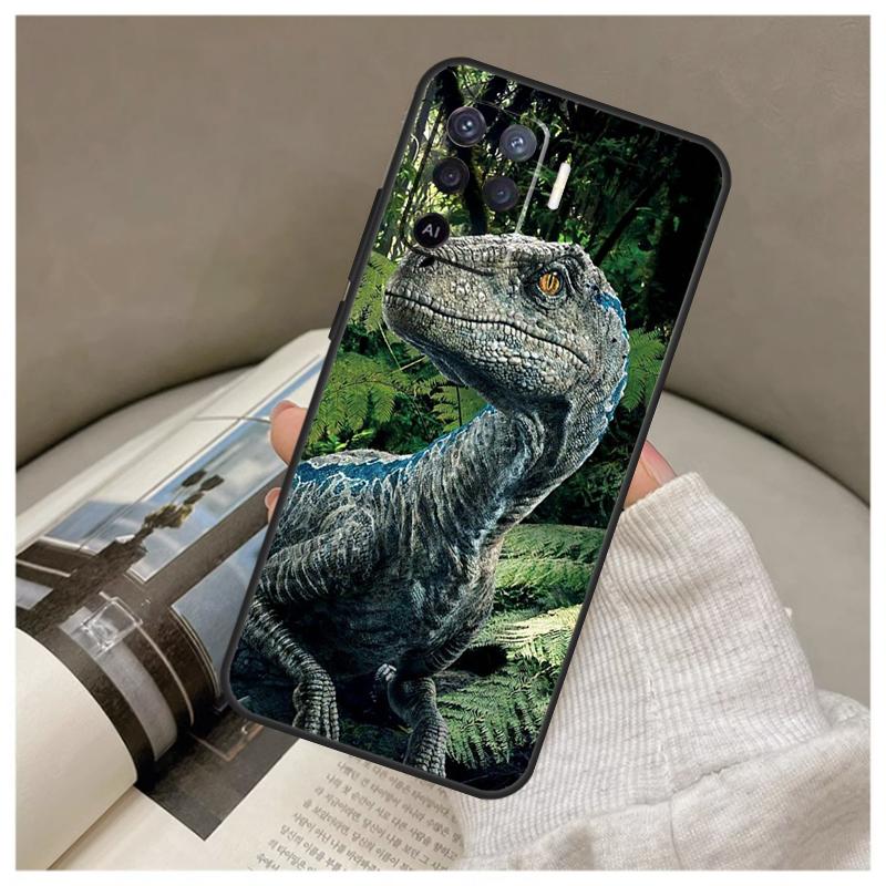 Jurassic Dinosaur World For OPPO A15 A16 A17 A5 A9 A31 A53 A54 A57 S A74 A94 A77 A76 A96 A52 A72 A91 A92 A93 Case