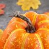 12pcs Artificial Pumpkins Set Party Decoration Simulation Props Assorted Large for Harvest Autumn Halloween Thanksgiving Fall