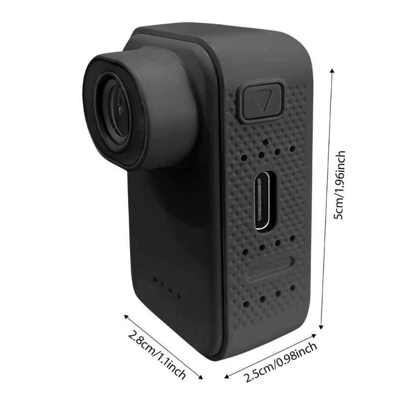 Action Cam Portatile 1080P con Schermo a 60Hz Grandangolo 120° per Registrazione Attività all'Aperto