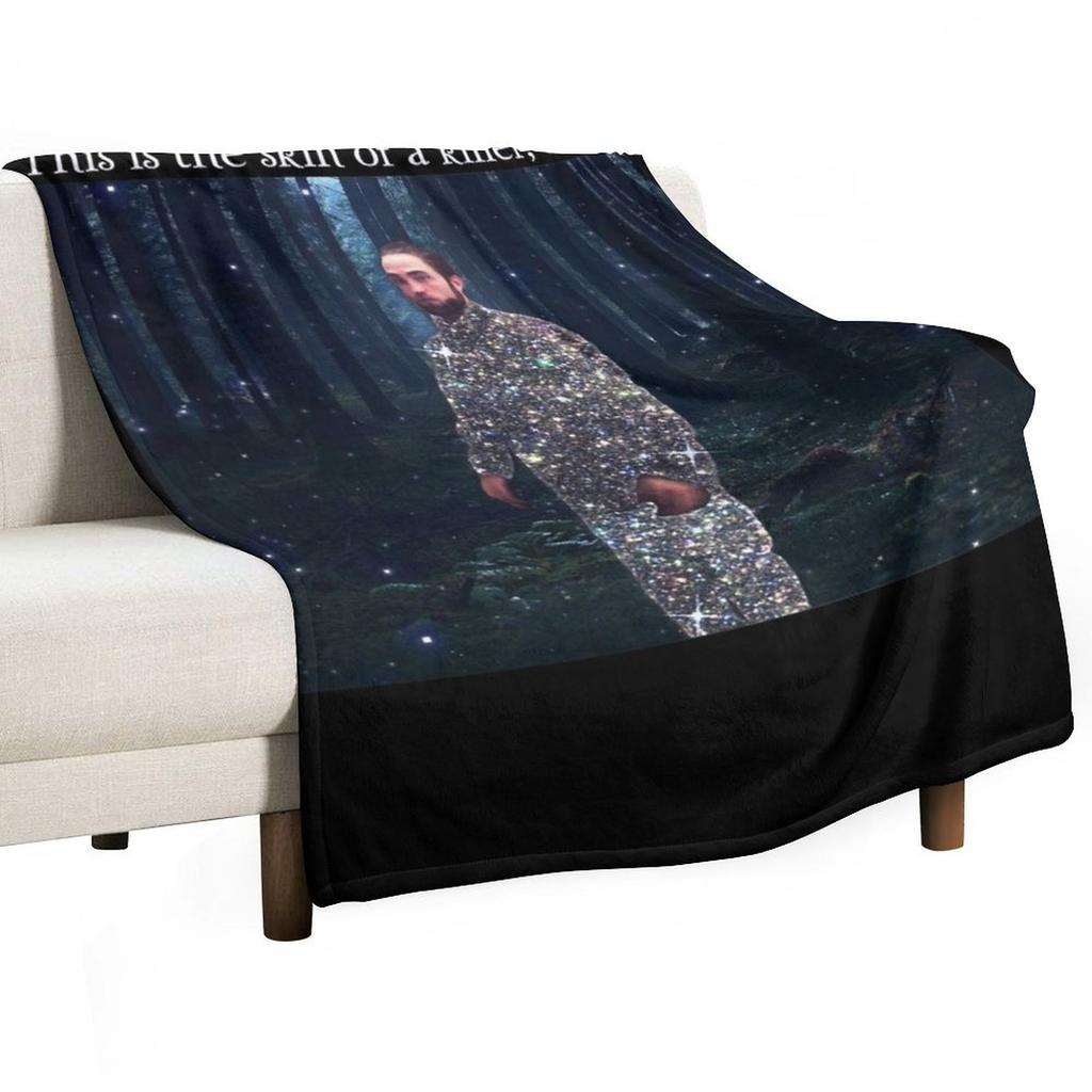 This Is The Skin Of A Killer Bella Meme Throw Blanket blankets and throws halloween For Baby Bed Blankets