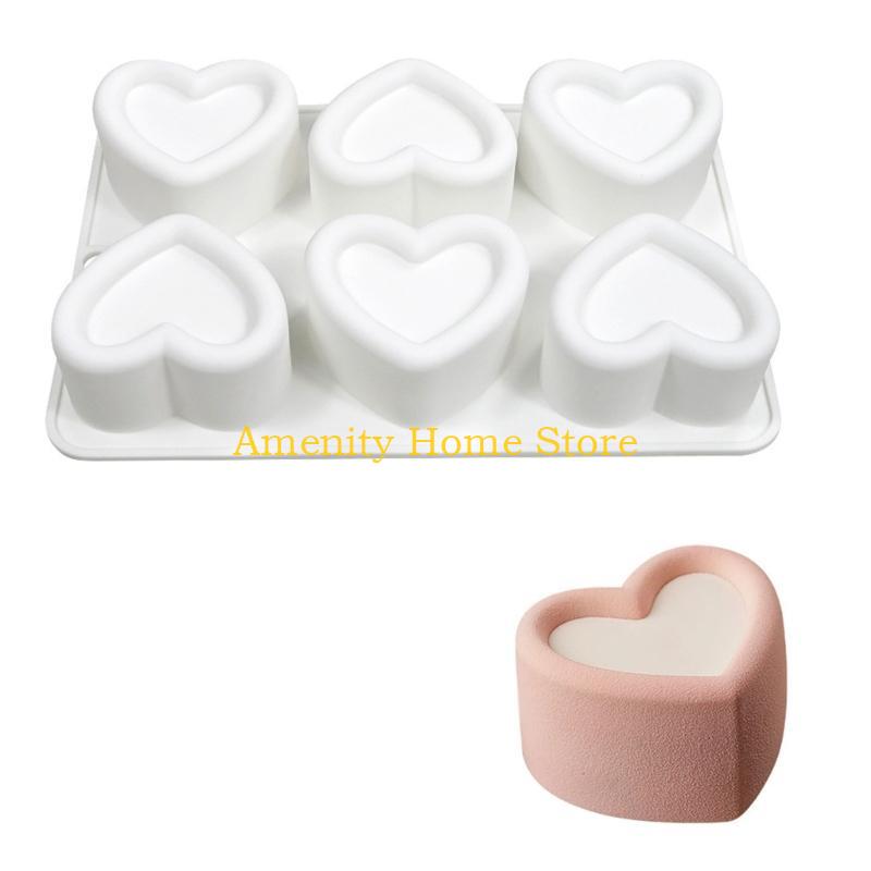 

F26C Concave Scented Mold Silicones Cake Mold Cookie Molds Bakings Supplies