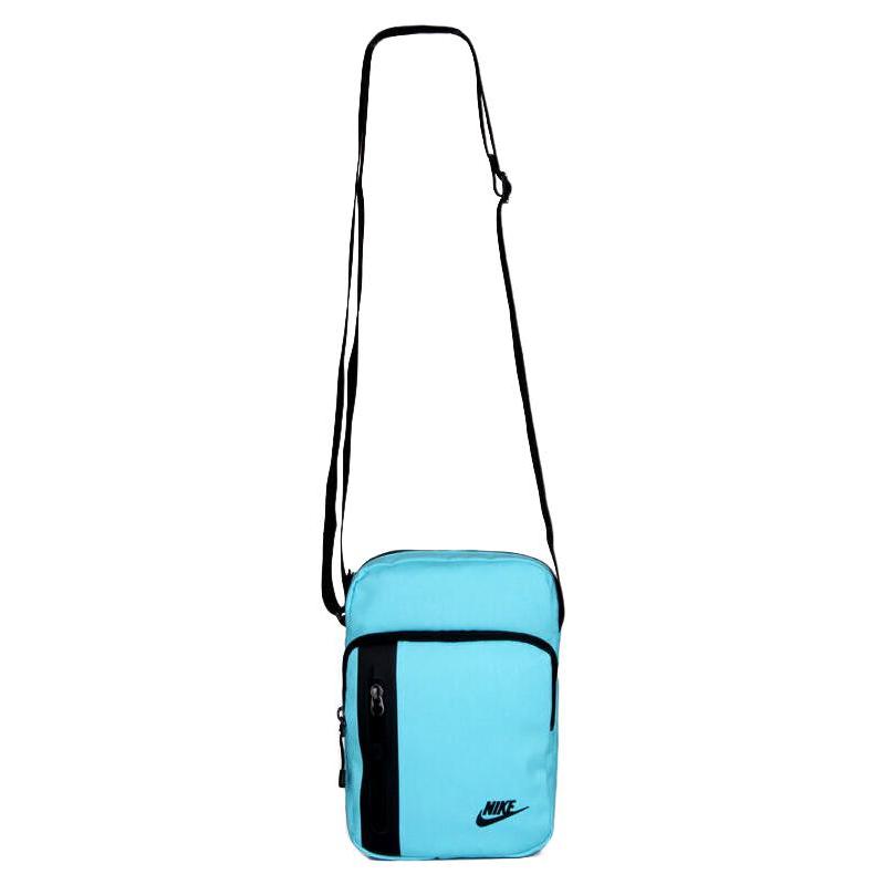 Nike Polyester Small Square Bag Shoulder Bag, Crossbody Bag Regular Unisex Light Blue Casual BA5268-432