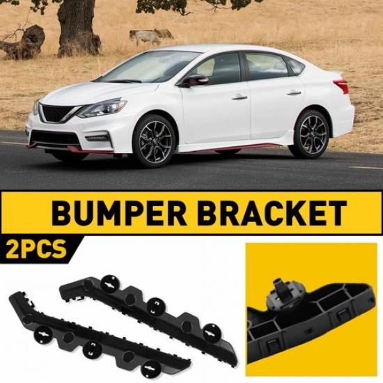 For 2016- Nissan Sentra Sedan Front Bumper Support Retainer Bracket 2Pcs