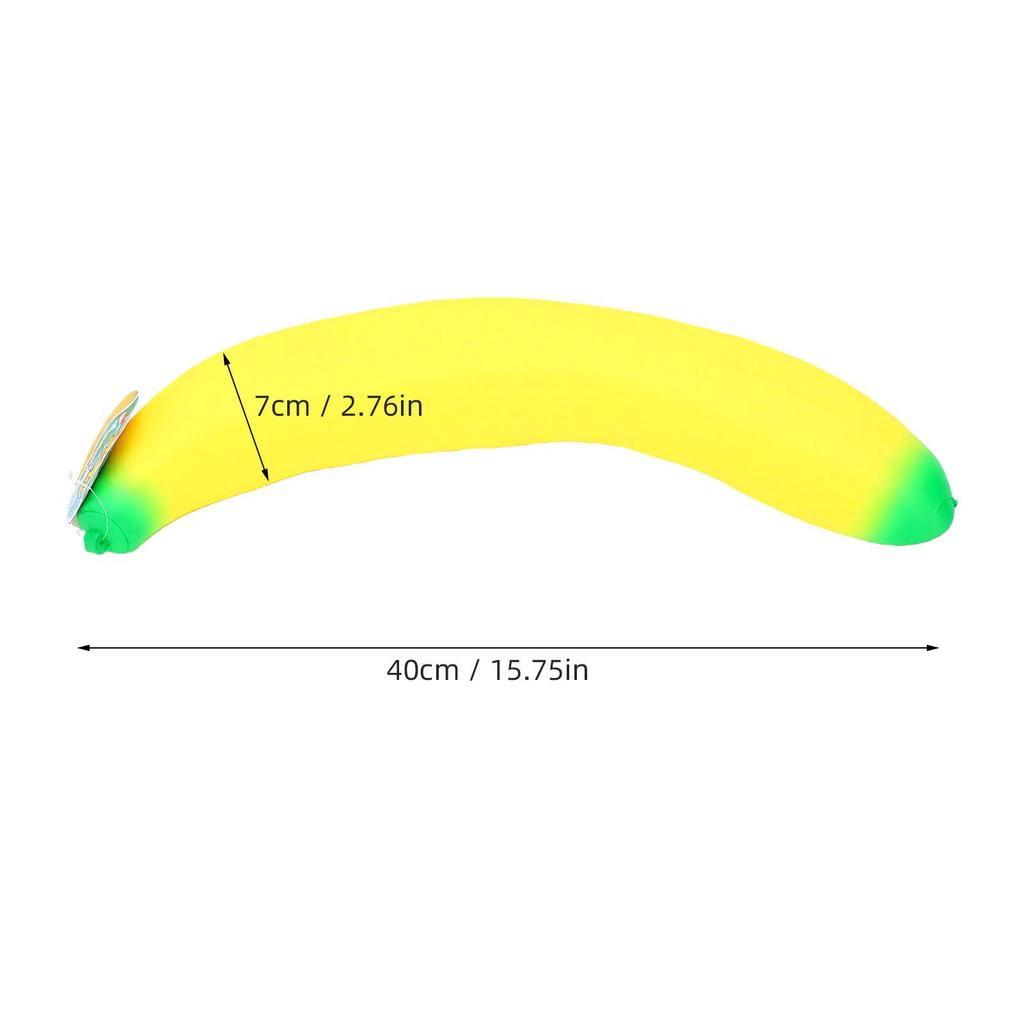 40cm Big Banana Slow Rising Toy Simulation Banana Soft Plush Stress Reliever for Adults Party Decor