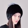 New Cute Fashion Hat, Fox Fur Ball Real Fur Whole Mink Soft Mink Hat