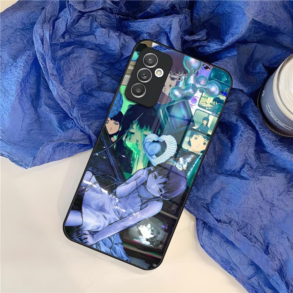 S-Serial E-Experiments L-Lain Phone Case for Samsung Galaxy S24 S23 S22 S21 S20 A24 A34 A54 A53 Note20 M54 Fe Ultra Plus Glass
