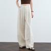 Yi Xi Women's Summer Linen Wide-Leg Pants