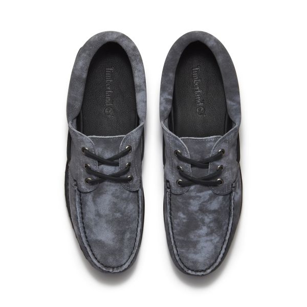 Timberland Authentics Series Comfortable Versatile Boat Shoes Men Shoes Dark-Gray A2PDQEWG