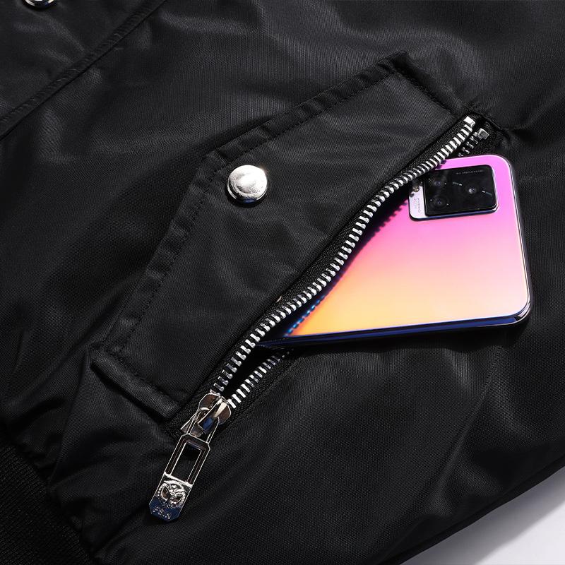 Outdoor Casual DownParkas Coat Oversize Plus Velvet Thick  Brand Keep Warm Winter Men's Black Red Padded Oversized Jacket