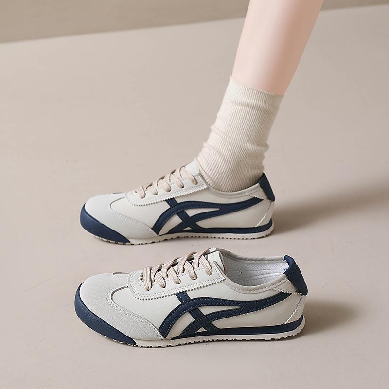 Flacher Boden Farblich abgestimmt Forrest Gump Schuhe Damen 2025 Herbst Neu Amerikanischer Retro Lässige Sportschuhe Vielseitige Studenten Moralische Trainingsschuhe