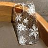 Winter Snowflake Protective Phone Case for Iphone 16 15 14 Promax 13 12 11 Pro 7 8 Plus XR XS MAX Air Cushion Protection Cover