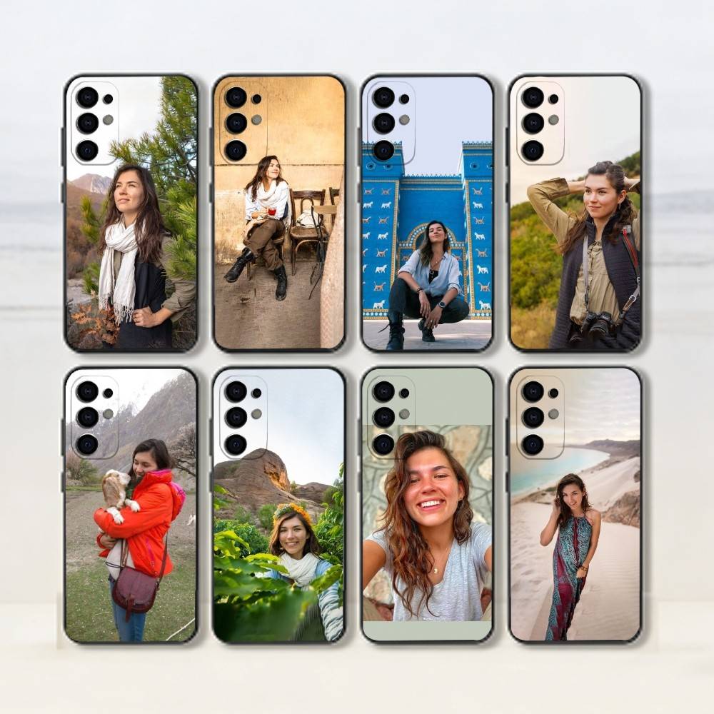 Eva zu Beck Cover per Telefono Nero Silicone Morbido Per Samsung S25,S24,S21,S22,S23,S30,Ultra,S20,Plus,Fe,Lite