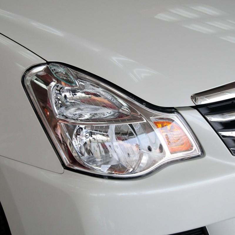 Compatible Headlight Mount Base & Rear Seat Black Cover for 06-11 Sylphy