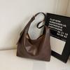 Retro Autumn New Large Capacity 2025 New Korean Version Fashion Solid Color Casual Commuting Shoulder Tote Bag Women