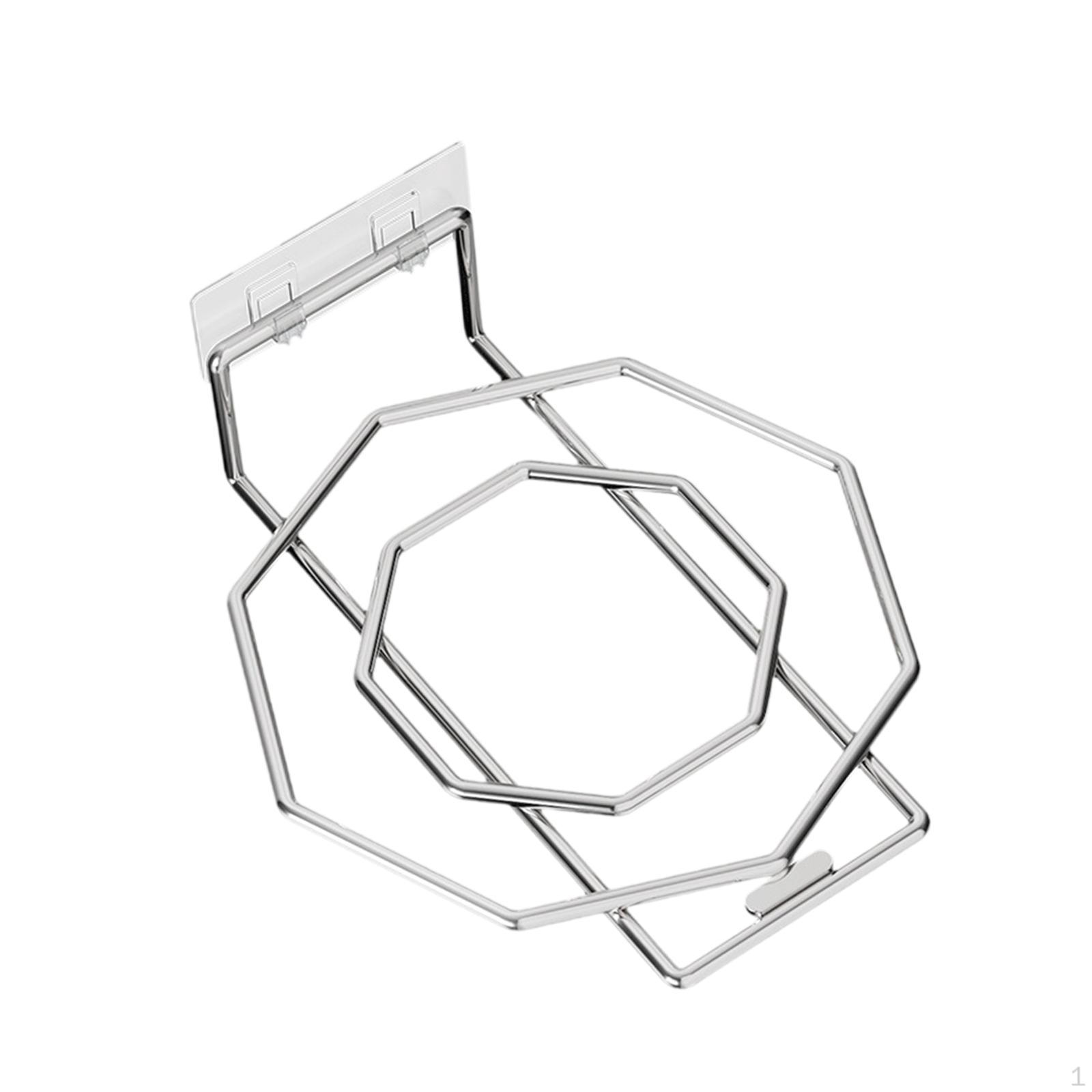 

Washbasin Rack ,Basin Storage Stand, Steel, Basin Hook Organizer, Household ,Washbasin Holder under Stainless Steel