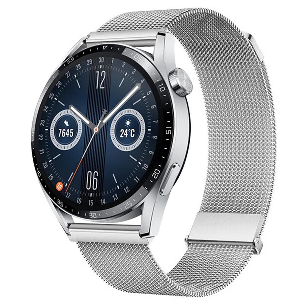 For Huawei Watch GT 4 46mm/Honor Watch 4 Pro 22mm Watch Bracelet Stainless Steel Strap Replacement