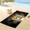 Vegas Golden Knights Print Beach Towel, Large Soft Quick Dry Towel for Beach Camping Swimming