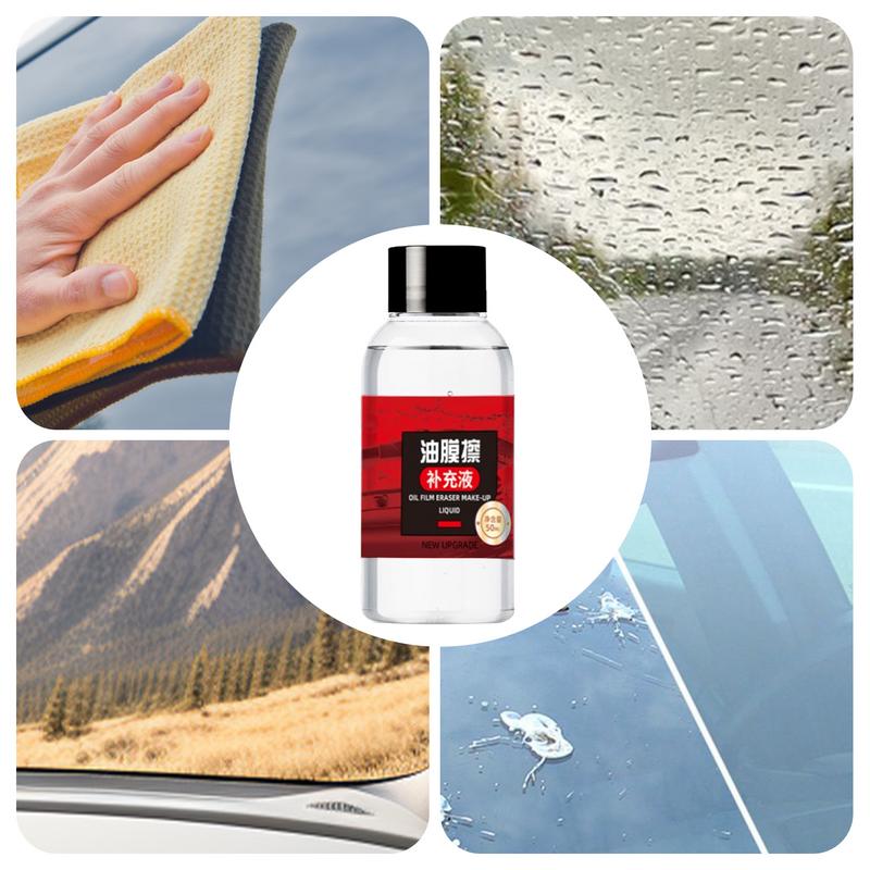 Efficient Windshield Cleaning Brush Car Glass Oil Film Clean Brush All-in-one Glass Oil Film Remover Car Cleaning Accessories