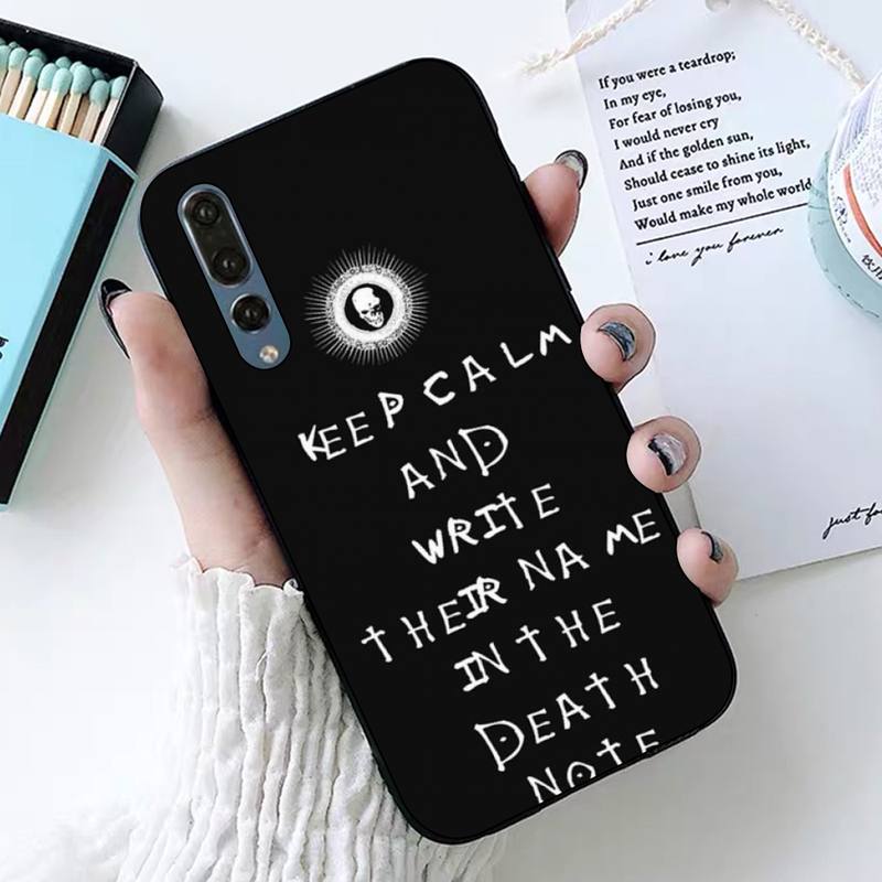 Anime Manga Death Note Ryuk Phone Case for Huawei Honor 10 i 8X C 5A 20 9 10 30 lite pro Voew 10 20 V30