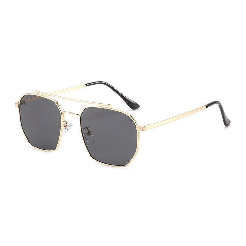 Modern Metal Frame Square Sunglasses For Men Women Uv400 Uv Protection Driving And Outdoor Wear
