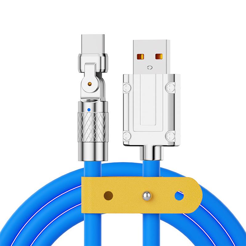 180° Rotating Magnetic Fast Charging Cable for Huawei & Apple