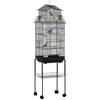 Metal Bird Cage with Plastic Swing, Perch, Food Container, Tray, Handle, for Finches, Canaries, Budgies, 43 X 32.5 X 163