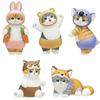 mofusand Figure of 5 Gacha Capsule Toy Nyanpantsu! [Set (Full Set)]