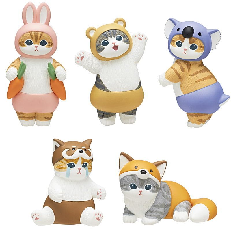 mofusand Figure of 5 Gacha Capsule Toy Nyanpantsu! [Set (Full Set)]