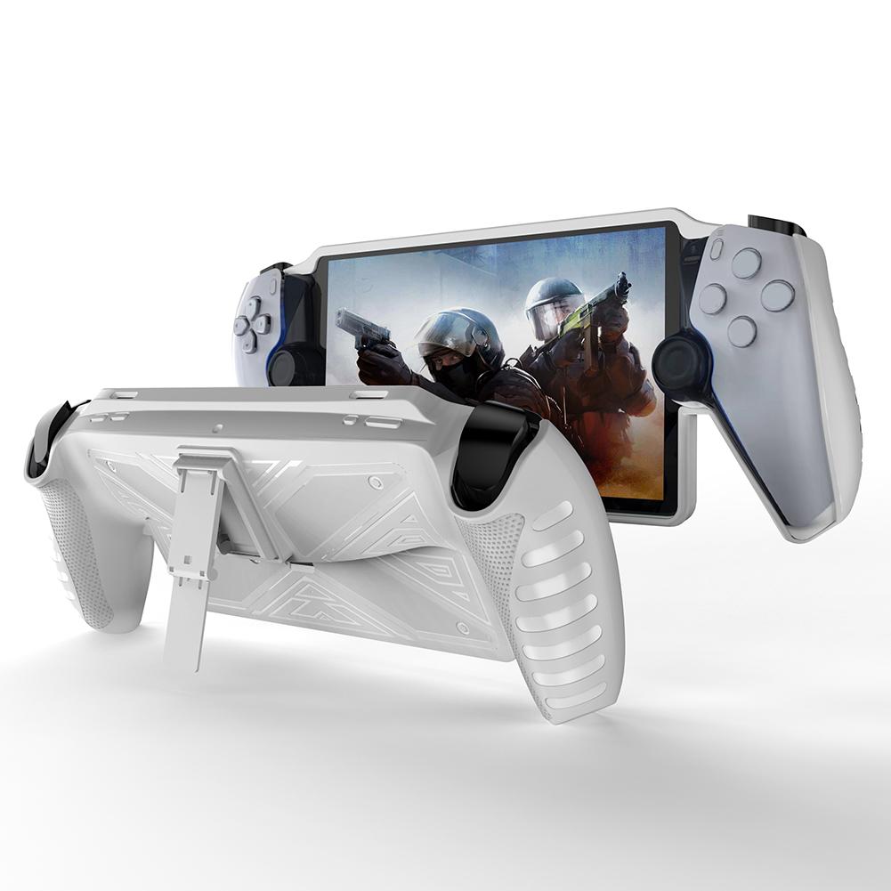 Protective Case for PS5 Portal with Stand TPU Gaming Console Controller Sleeve Skin Game Console Cover for Playstation Portal
