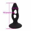 Silicone Anal Plug with Suction Cup Anus Prostate Massage Butt Plug Anal Beads Sex Toys for Woman