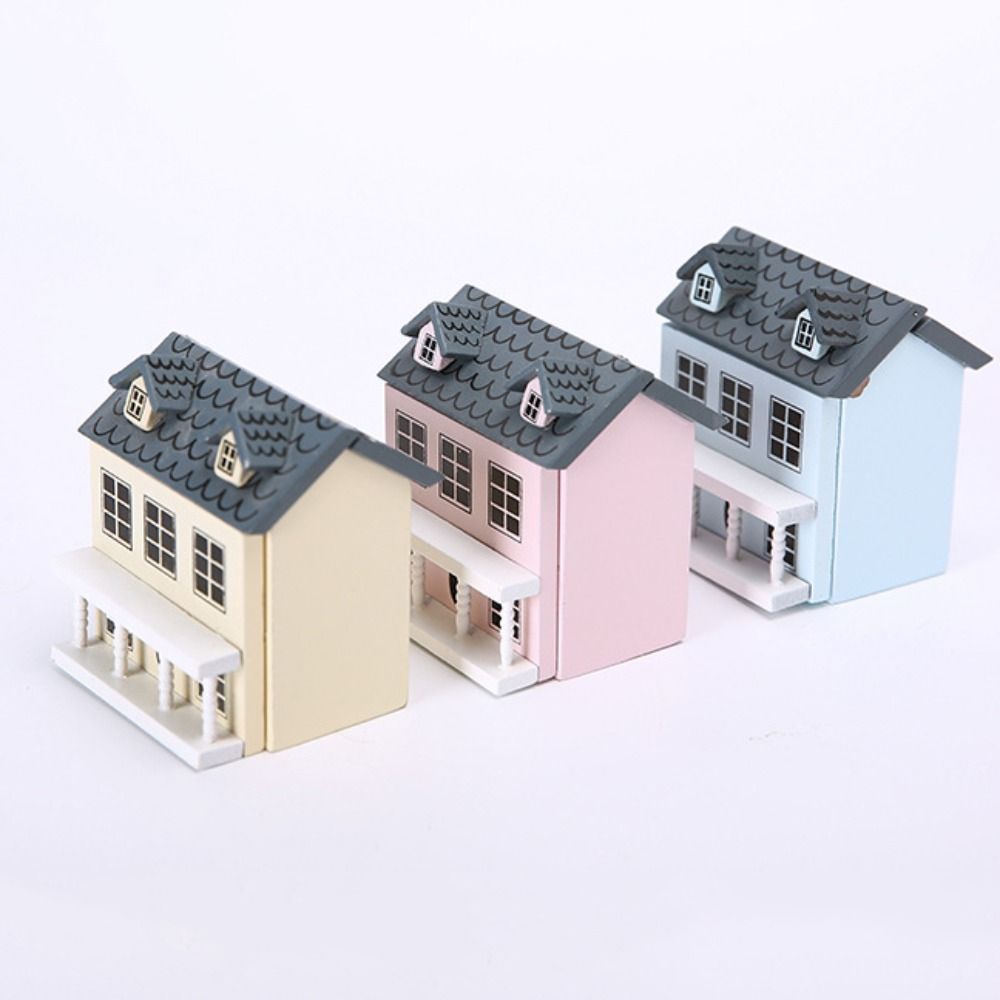 1:12 Dollhouse Dolls Miniature House Simulation Miniature Doll House Model  Birthday Gifts