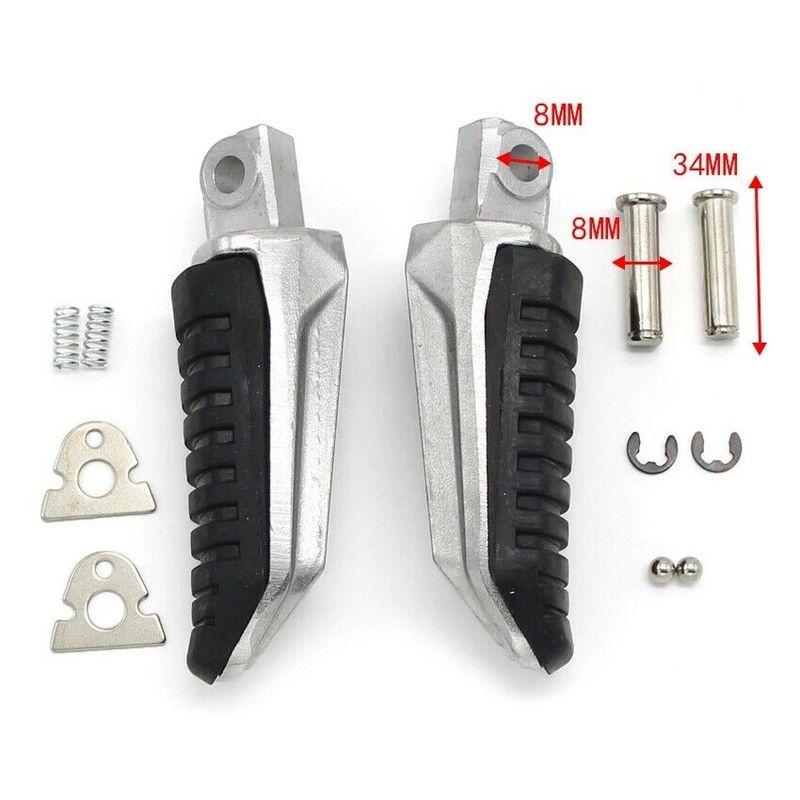 Fit For SUZUKI GSR400 GSR600 Rear Footrests Foot Pegs GSX650 GSX650F GSX1250 GSXR250 GSX250R GW250 Inazuma GSX1300R Hayab