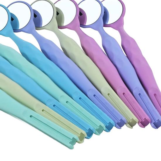 SuperEndo MaxVision Rhodium-Coated Anti-Fog Mouth Mirror (Pack of 10)