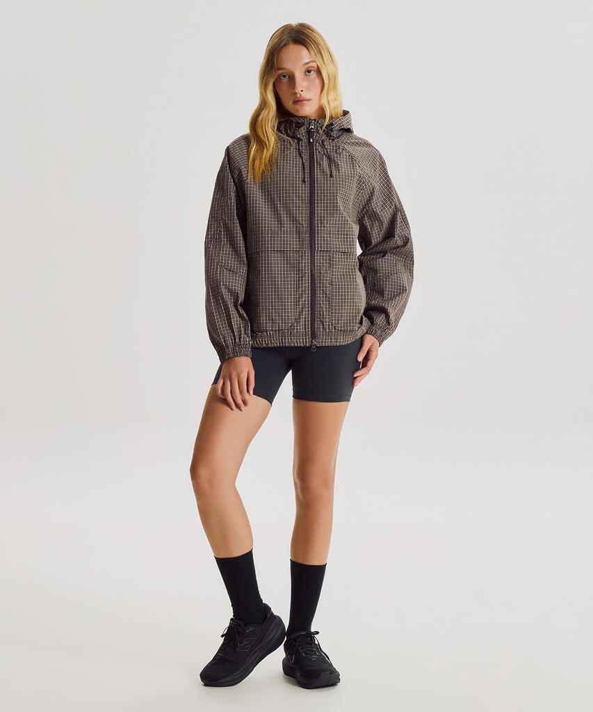 New Balance Nbnag3W822 / Women Allday Hooded Windbreaker (Chocolate)
